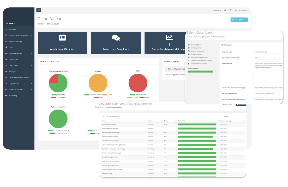 DataDesk Dashboard